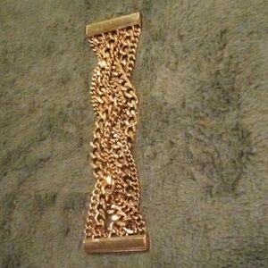 Magnetic, Gold Braided Link Bracelet